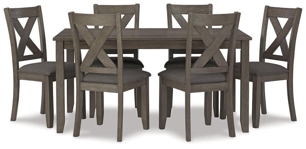 Caitbrook Dining Table and Chairs (Set of 7)