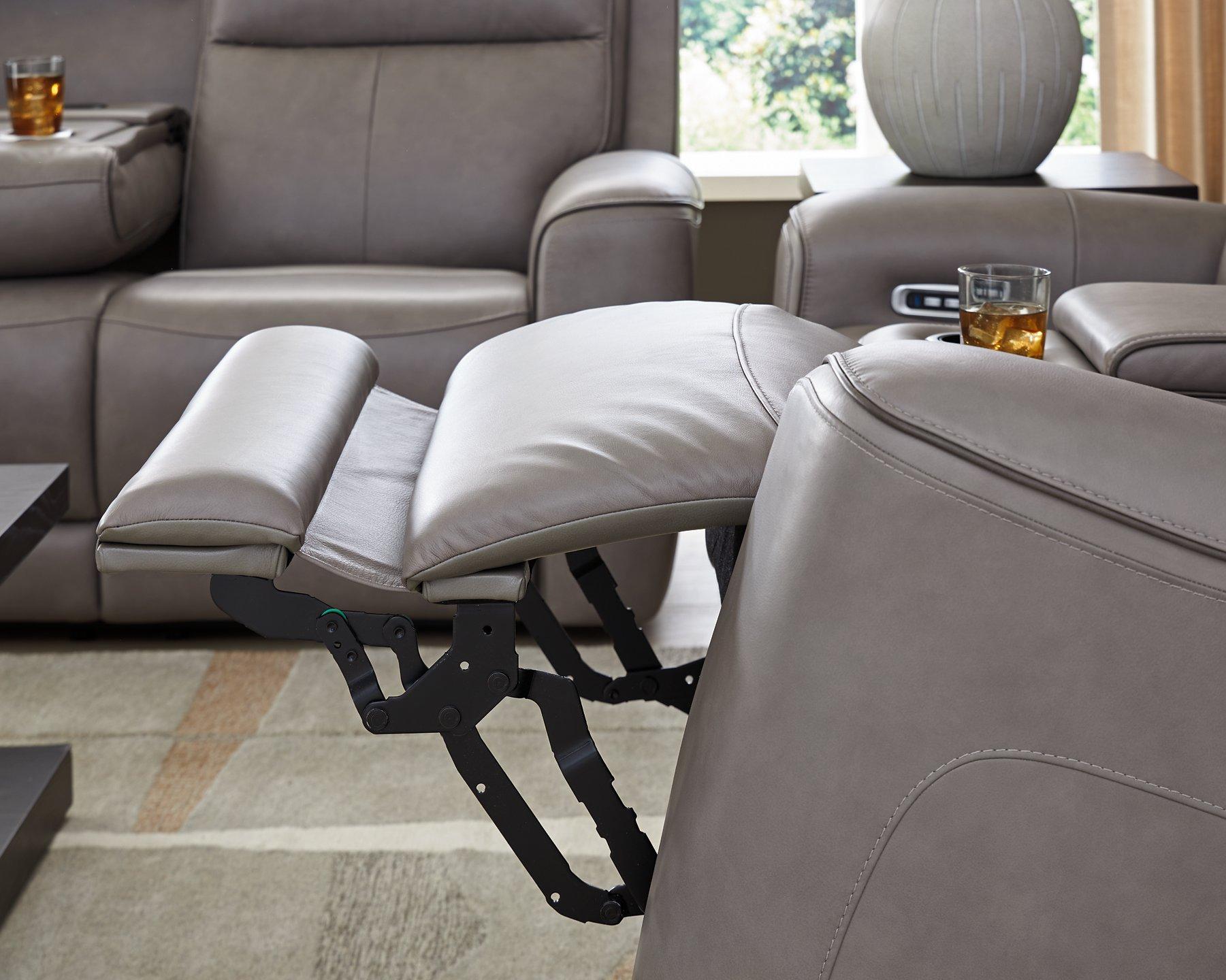 5Z-Comfort Power Reclining Loveseat with Console